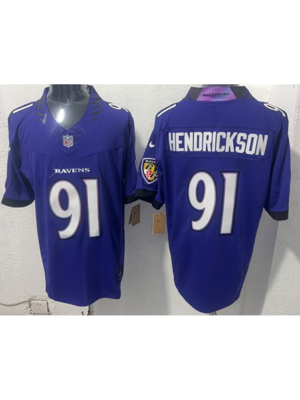 Trey Hendrickson Stitched Jersey Purple Vapor